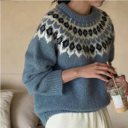 Sophie | Pull jacquard stylé
