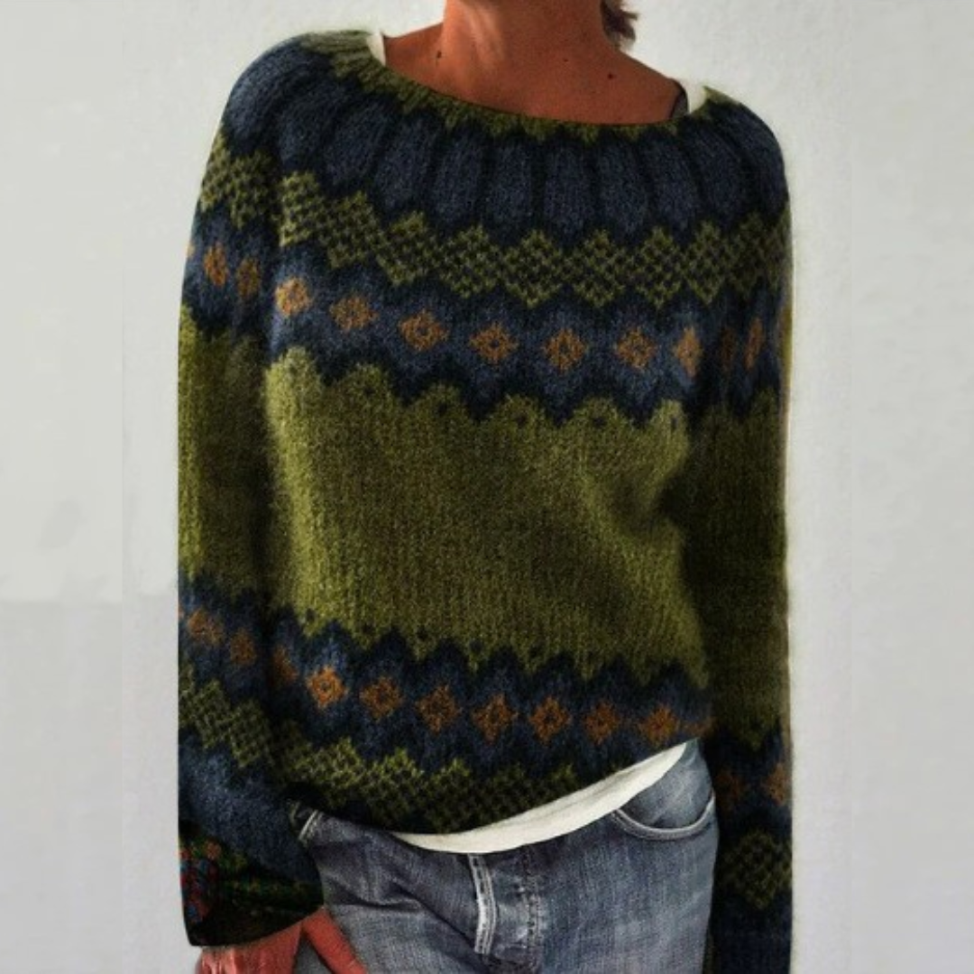 Anita | Accogliente maglione retrò