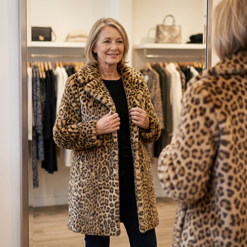 Cassia | Chic Leopard Print Coat