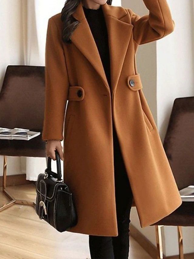 Tessa | Elegant Tailored Belted Silhouette Overcoat