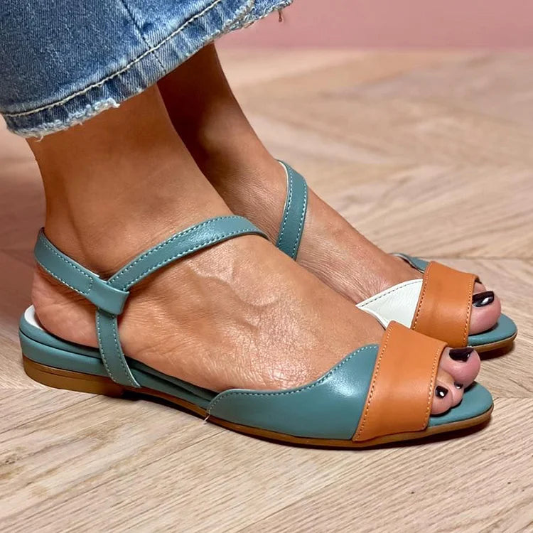 Casey | Two-Tone Sandals