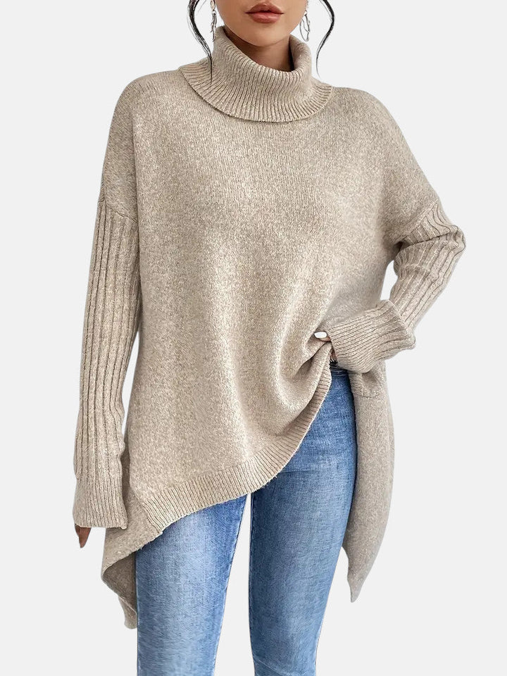 BRIGITTE – Extended Turtleneck Sweater