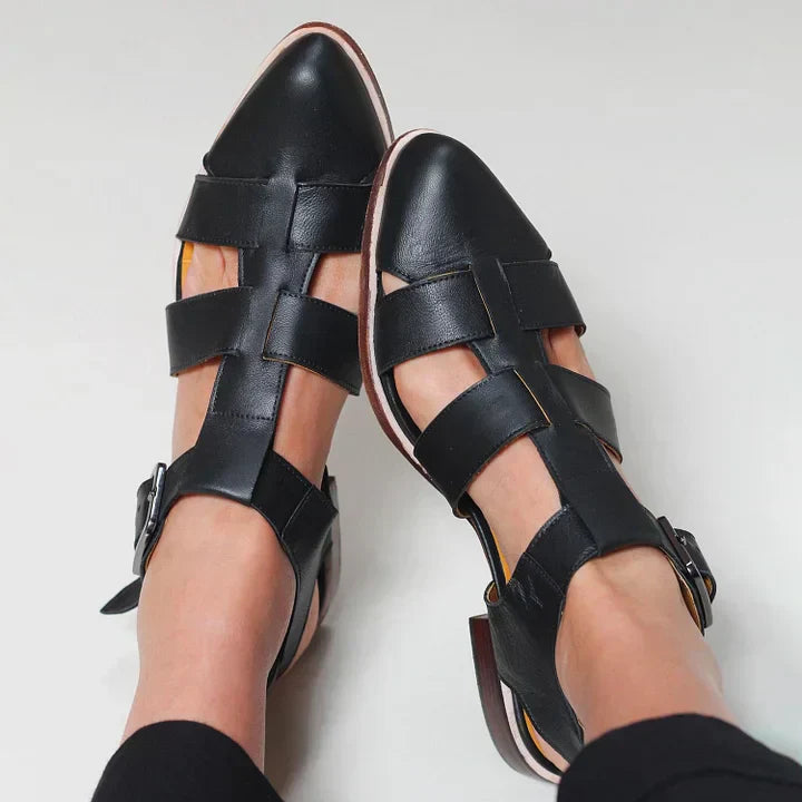 Alicia | Braided Flat Sandals