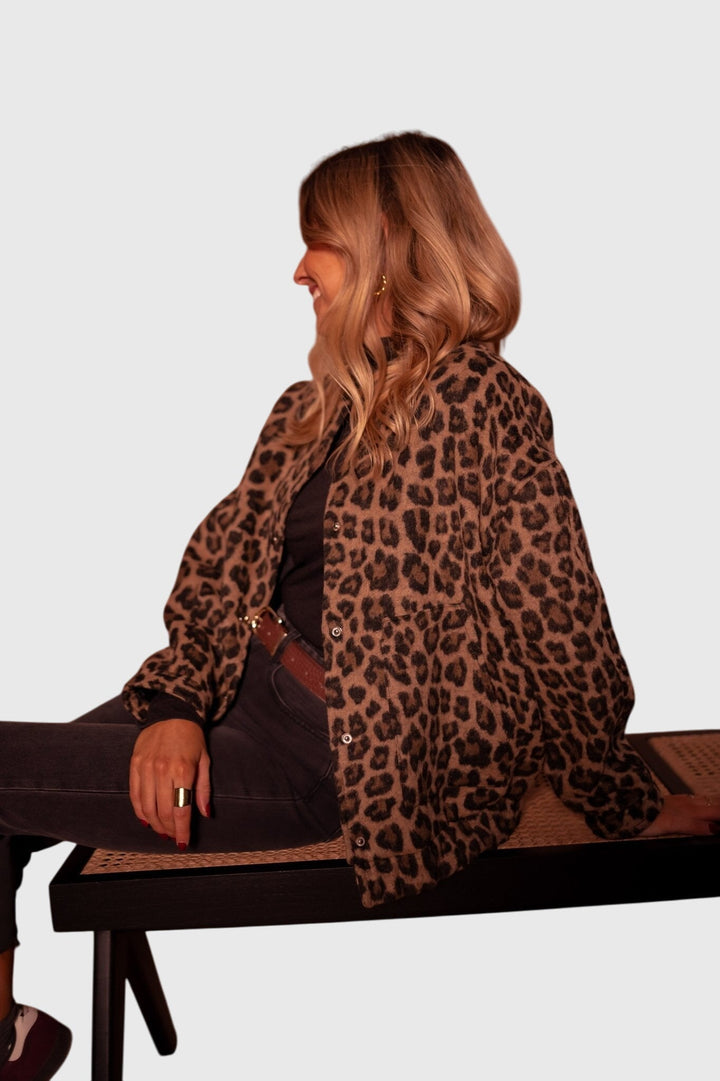 Elodie | Chic Leopard Print Jacket