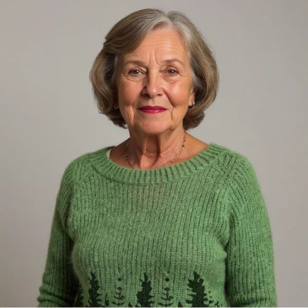 Harper | Cozy Icelandic Crewneck Knit Sweater