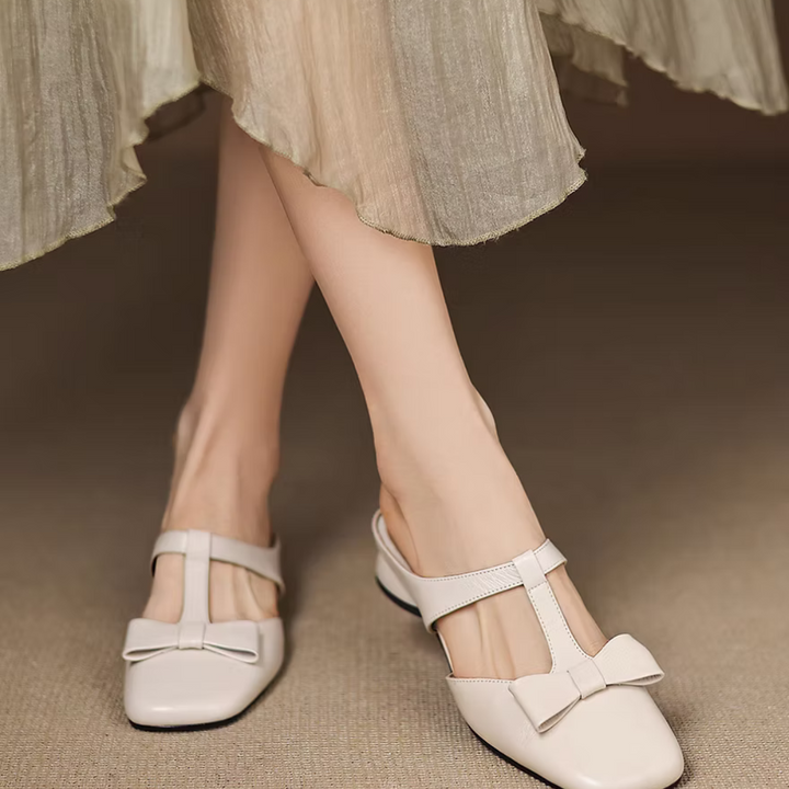 Annie | Cozy Square Toe Slippers