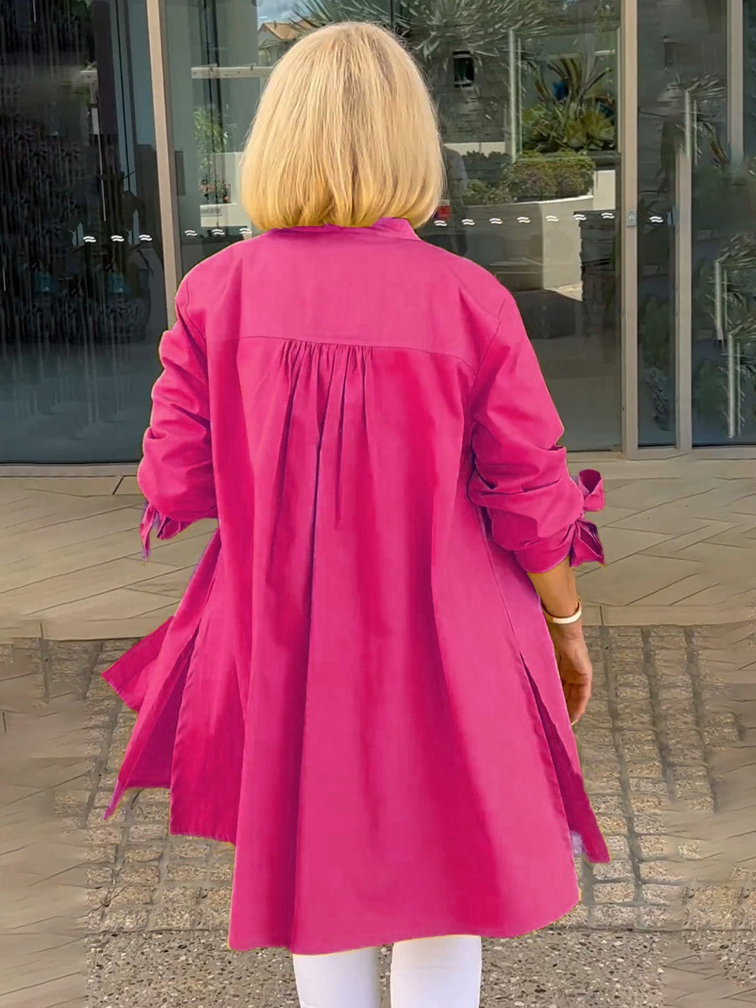 Célina | Classy Long Shirt Jacket