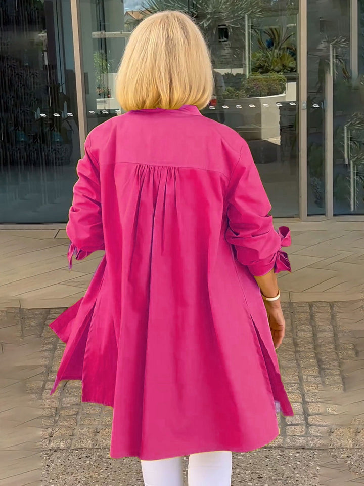Célina | Classy Long Shirt Jacket