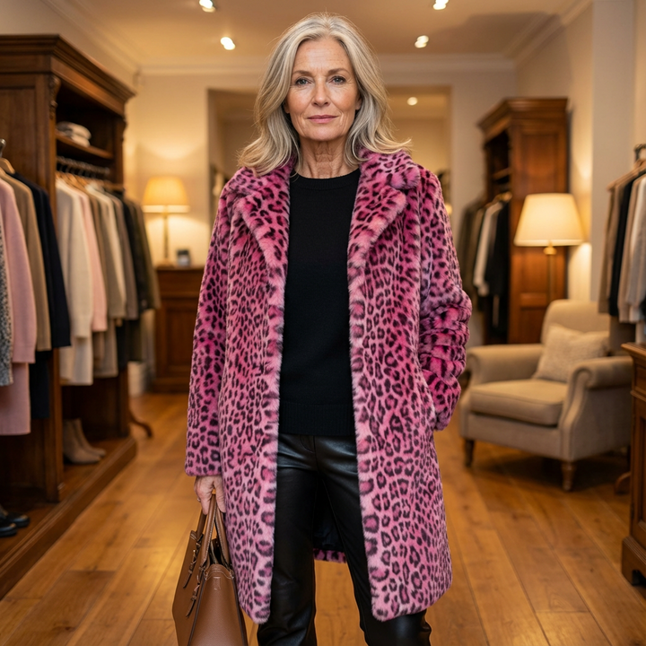 Cassia | Chic Leopard Print Coat