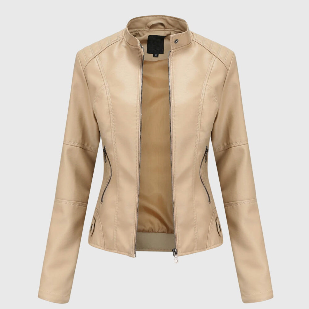 Giorgina™ - Chic Women's Leather Jacket