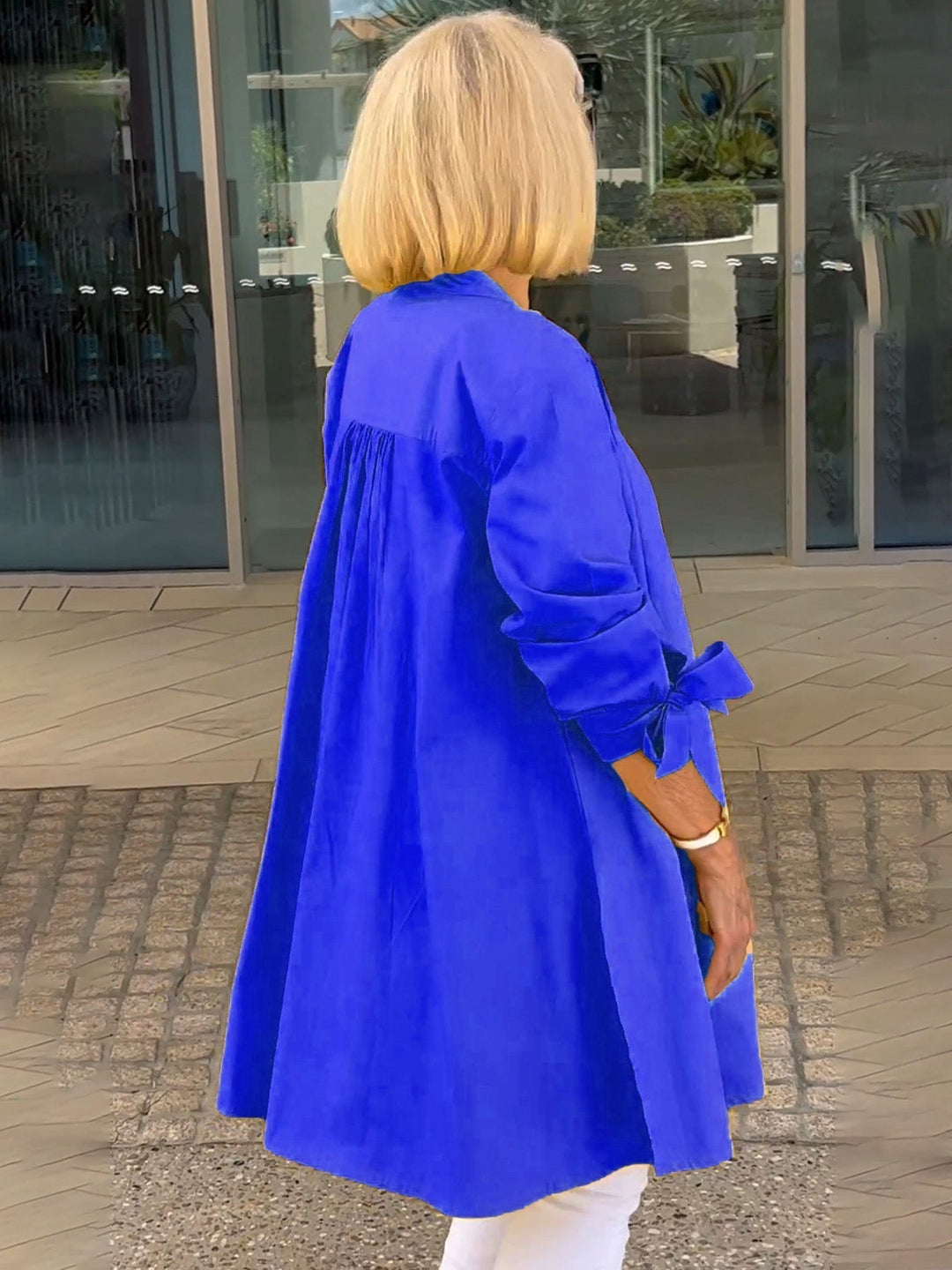 Célina | Classy Long Shirt Jacket