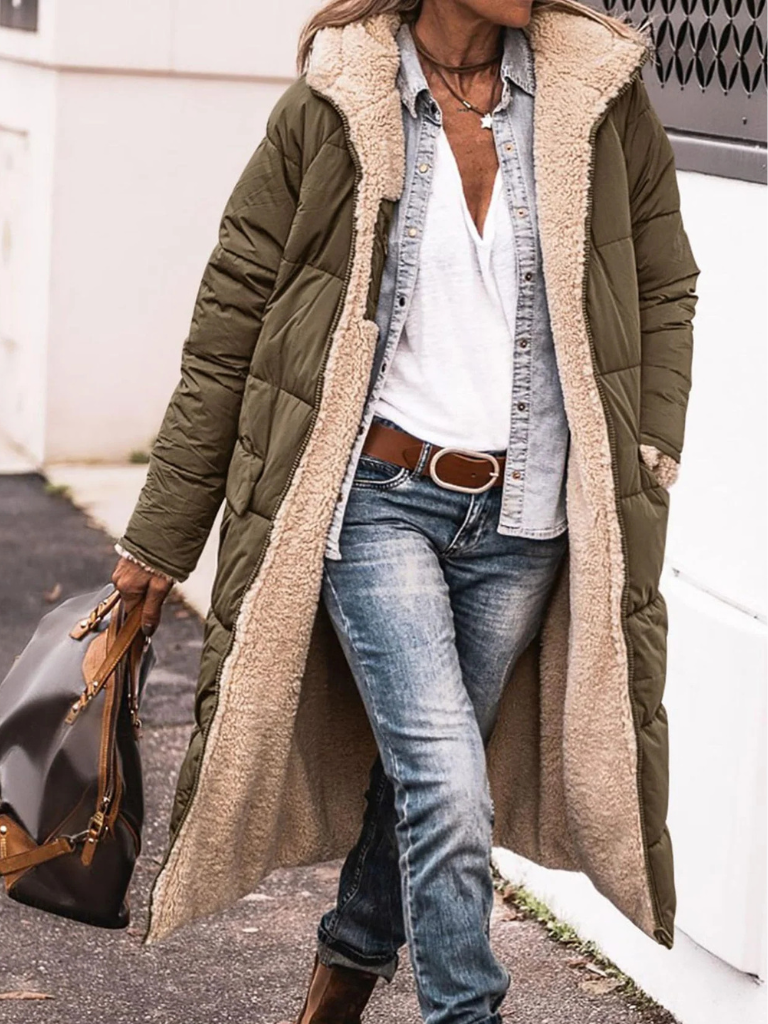 Avery | Dual-Sided Longline Coat