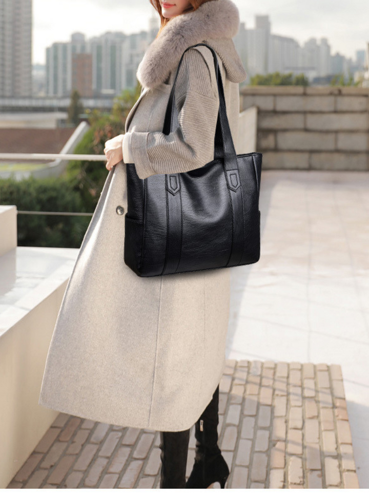 Peggy | Elegant Structured PU Tote Bag