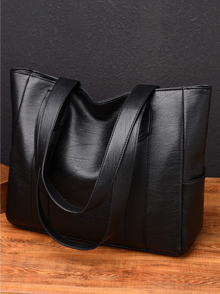 Peggy | Elegant Structured PU Tote Bag
