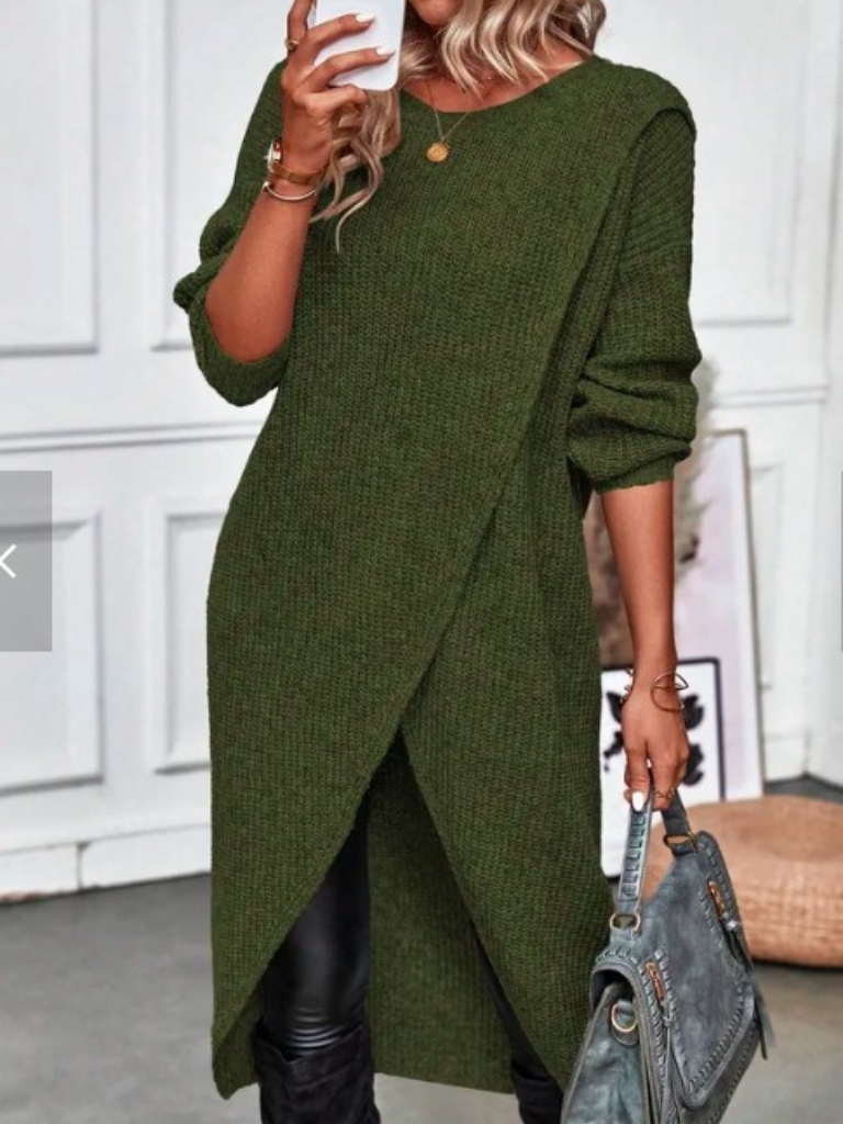 Aria | Knit Wrap Dress