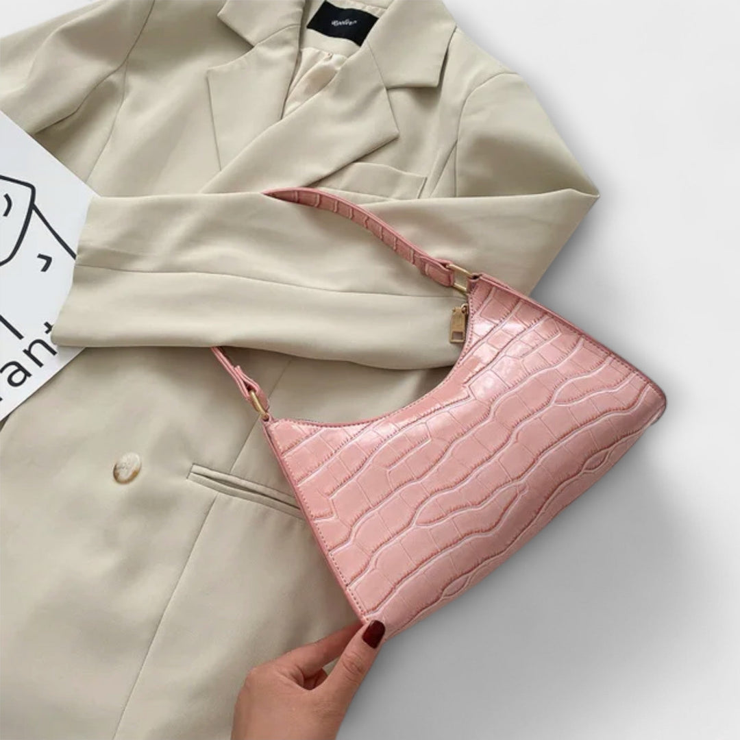 Annie | Glossy Leather Handbag