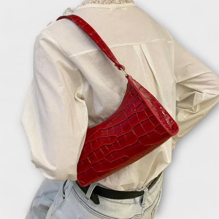 Annie | Glossy Leather Handbag