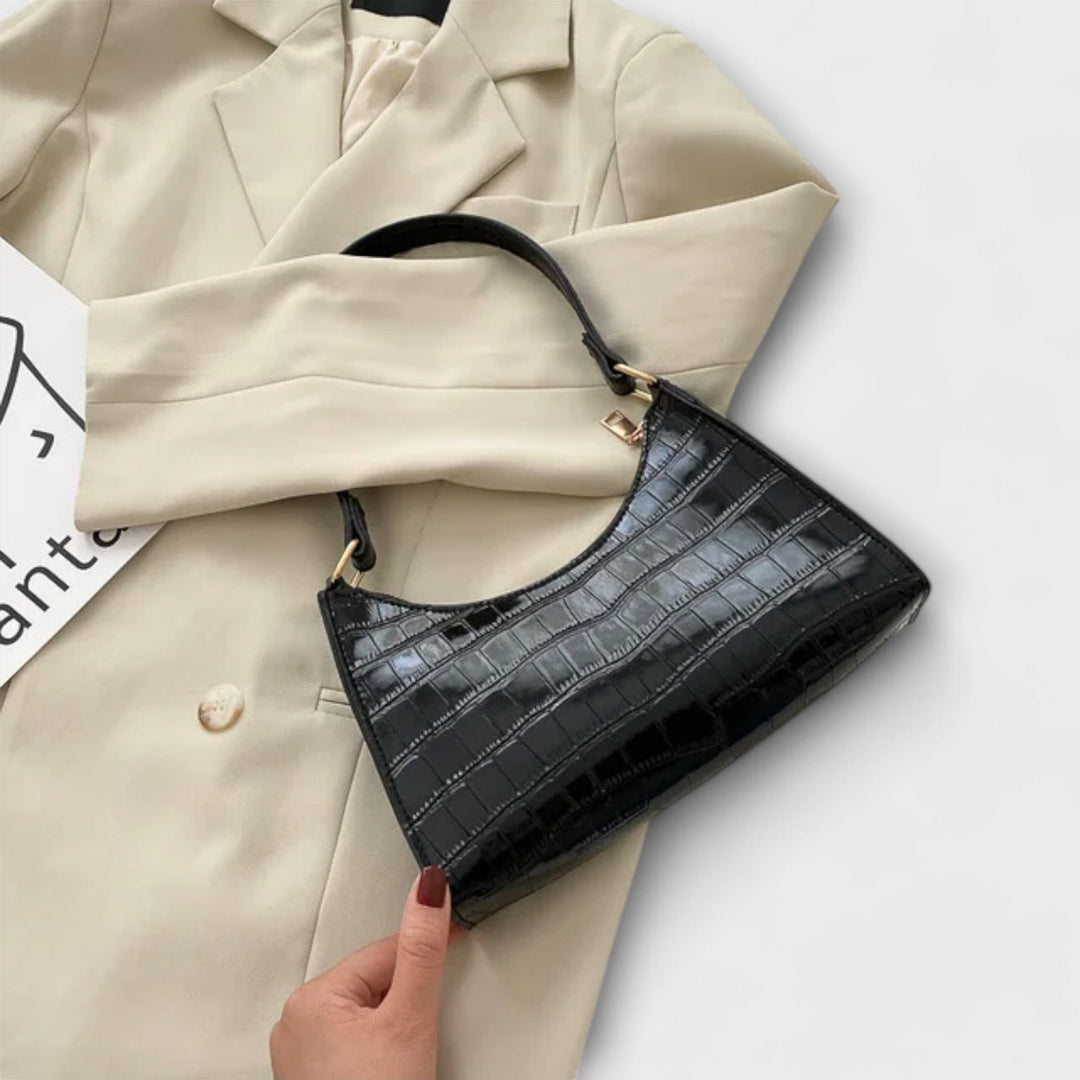 Annie | Glossy Leather Handbag