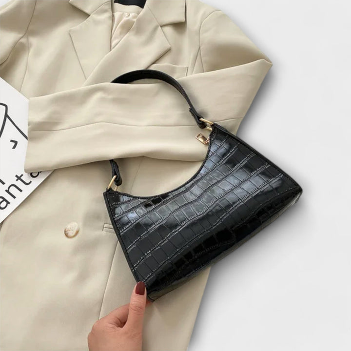 Annie | Glossy Leather Handbag