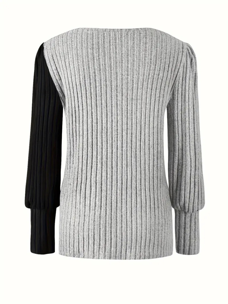 Kaia | Relaxed Knit Long Sleeve Top