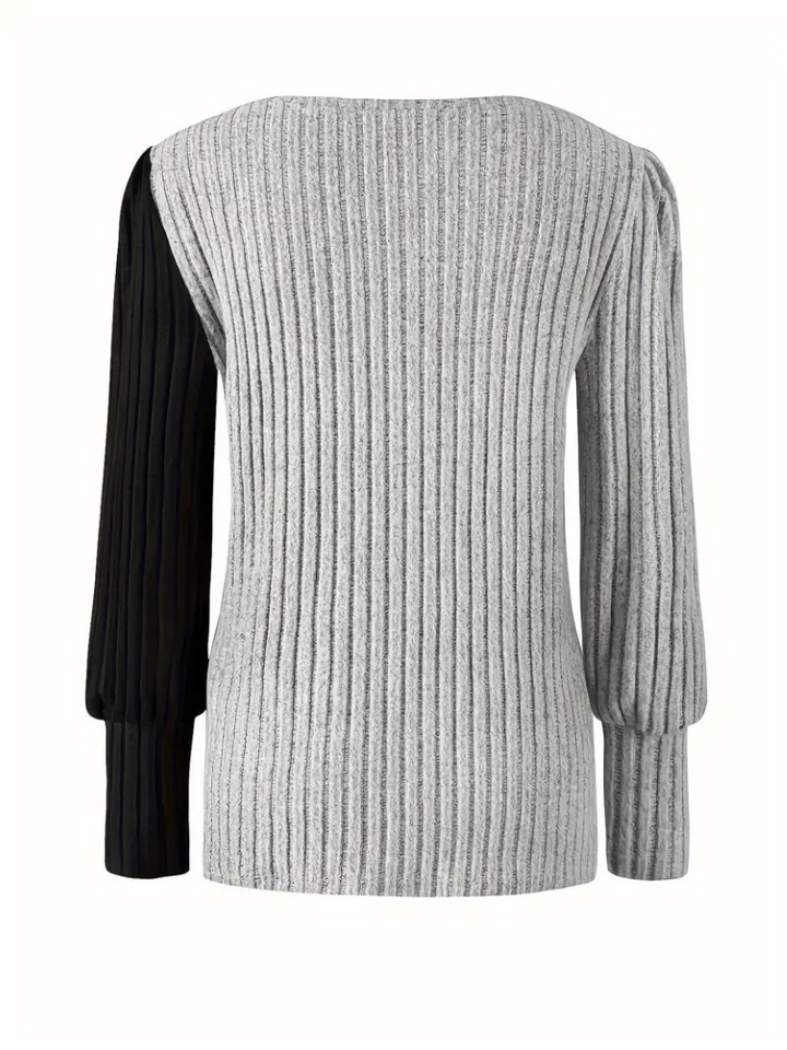 Kaia | Relaxed Knit Long Sleeve Top