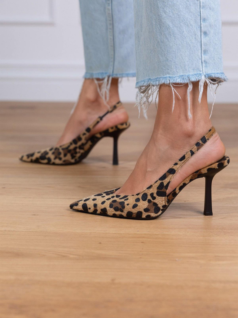 Isabelle | Sleek Pointed-Toe Slingback Heels