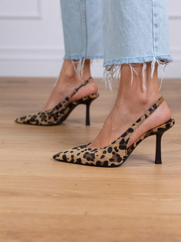 Isabelle | Sleek Pointed-Toe Slingback Heels