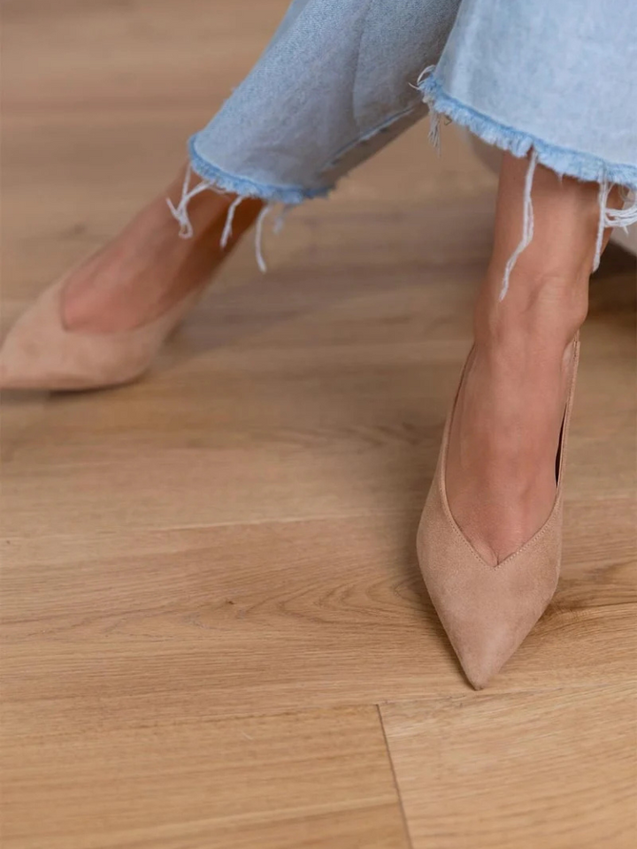 Isabelle | Sleek Pointed-Toe Slingback Heels