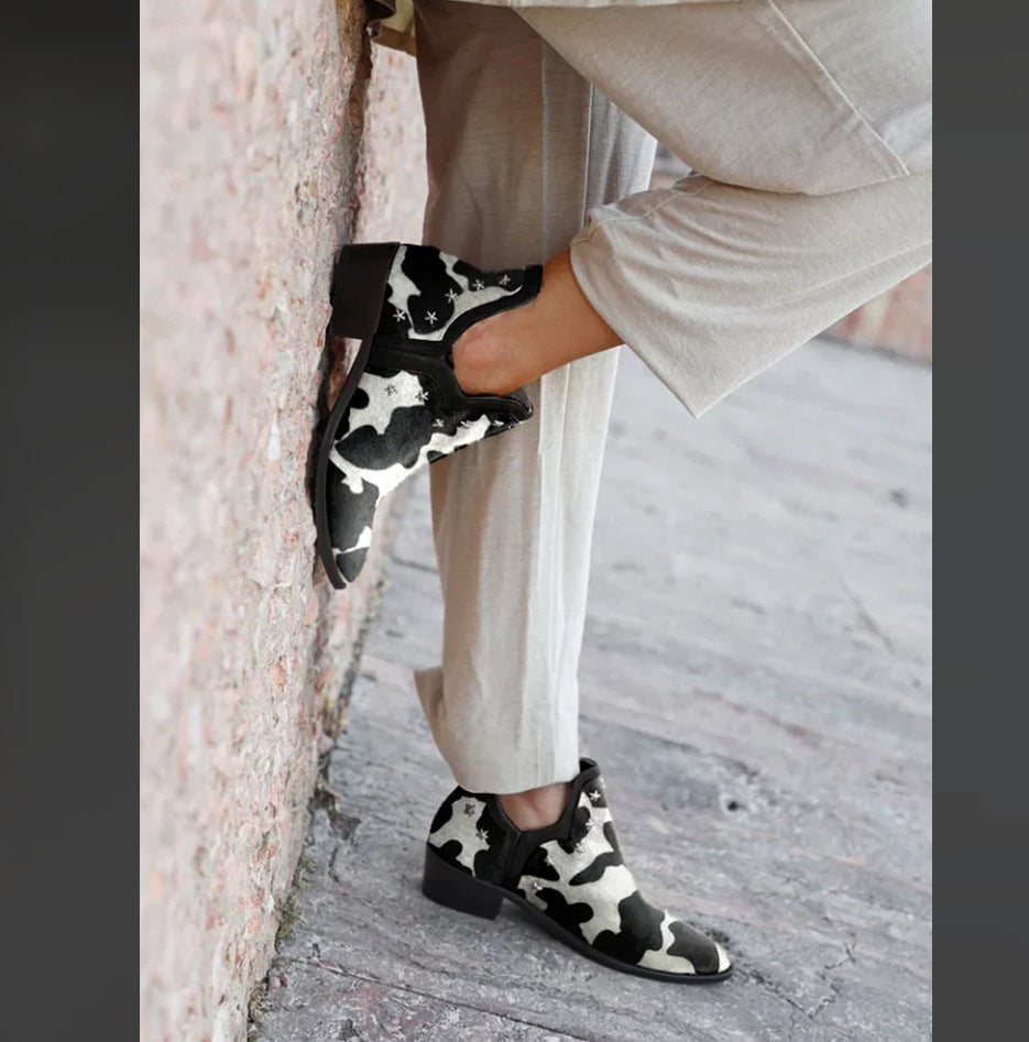 Evelyn | Studded Western Boots