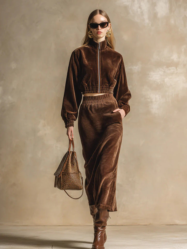 Melissa | Luxe Velvet Two-Piece Set