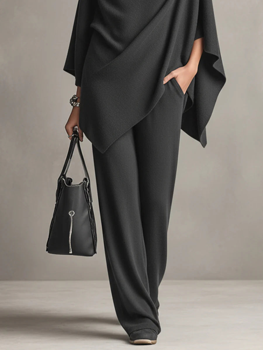 Haven | Elegant Drape Two-Piece Set