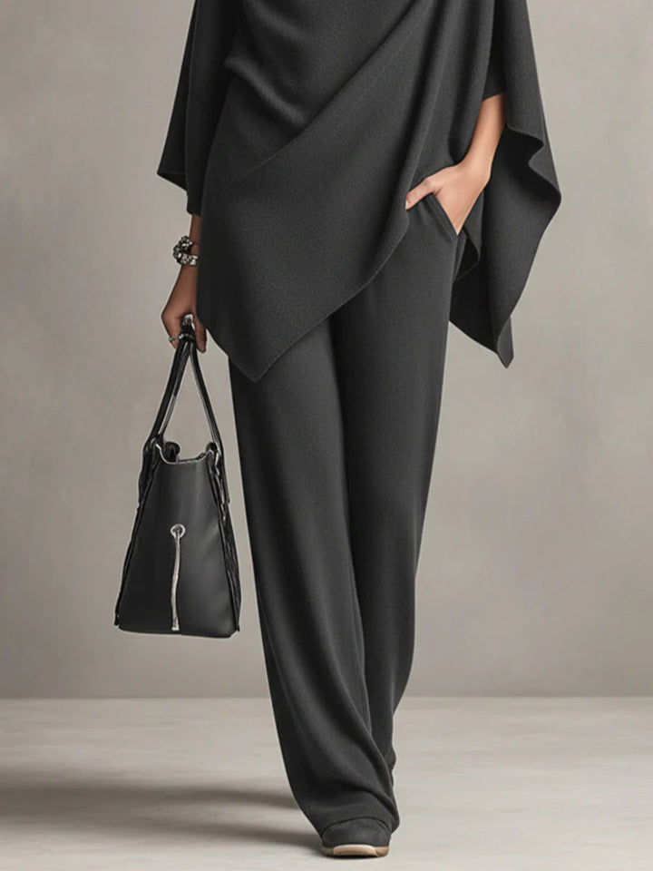 Haven | Elegant Drape Two-Piece Set
