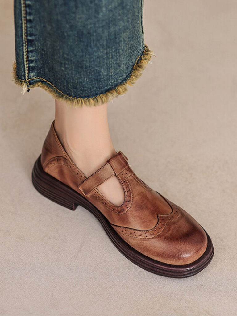 Lara | Classic Vintage Mary Jane Flats