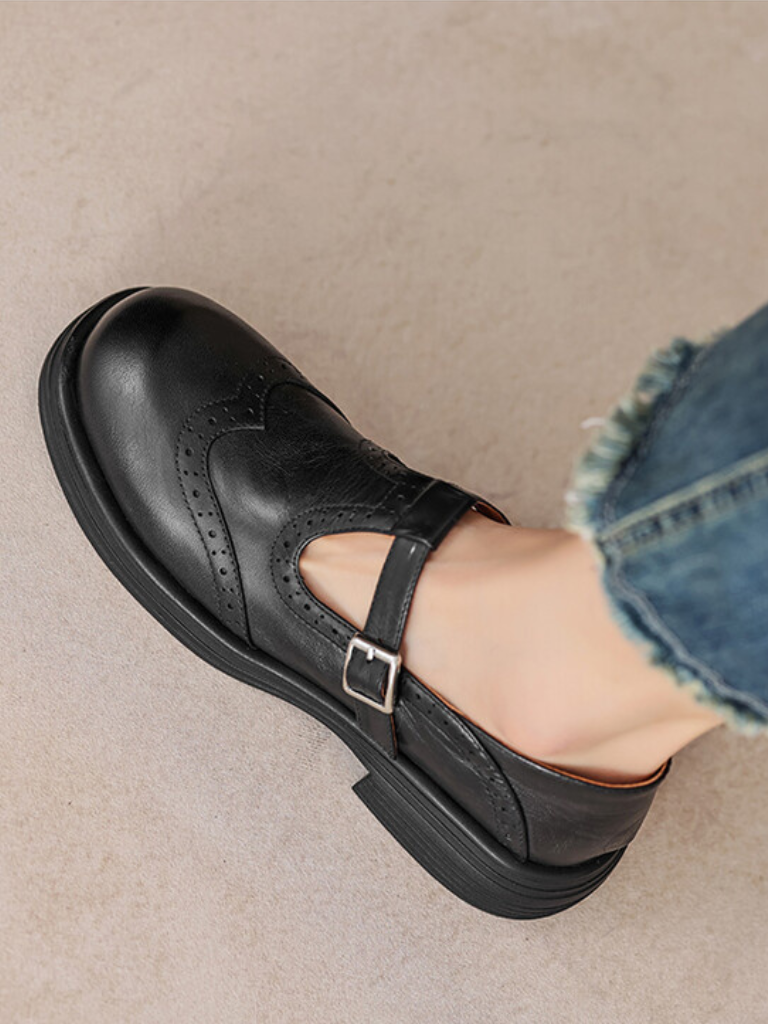 Lara | Classic Vintage Mary Jane Flats