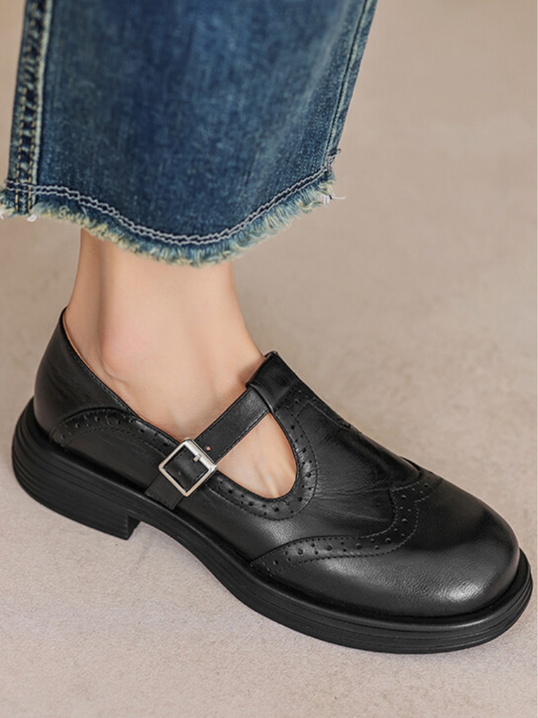 Lara | Classic Vintage Mary Jane Flats