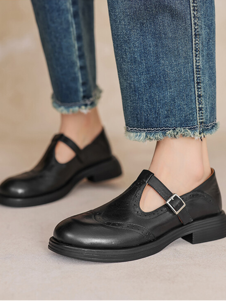 Lara | Classic Vintage Mary Jane Flats
