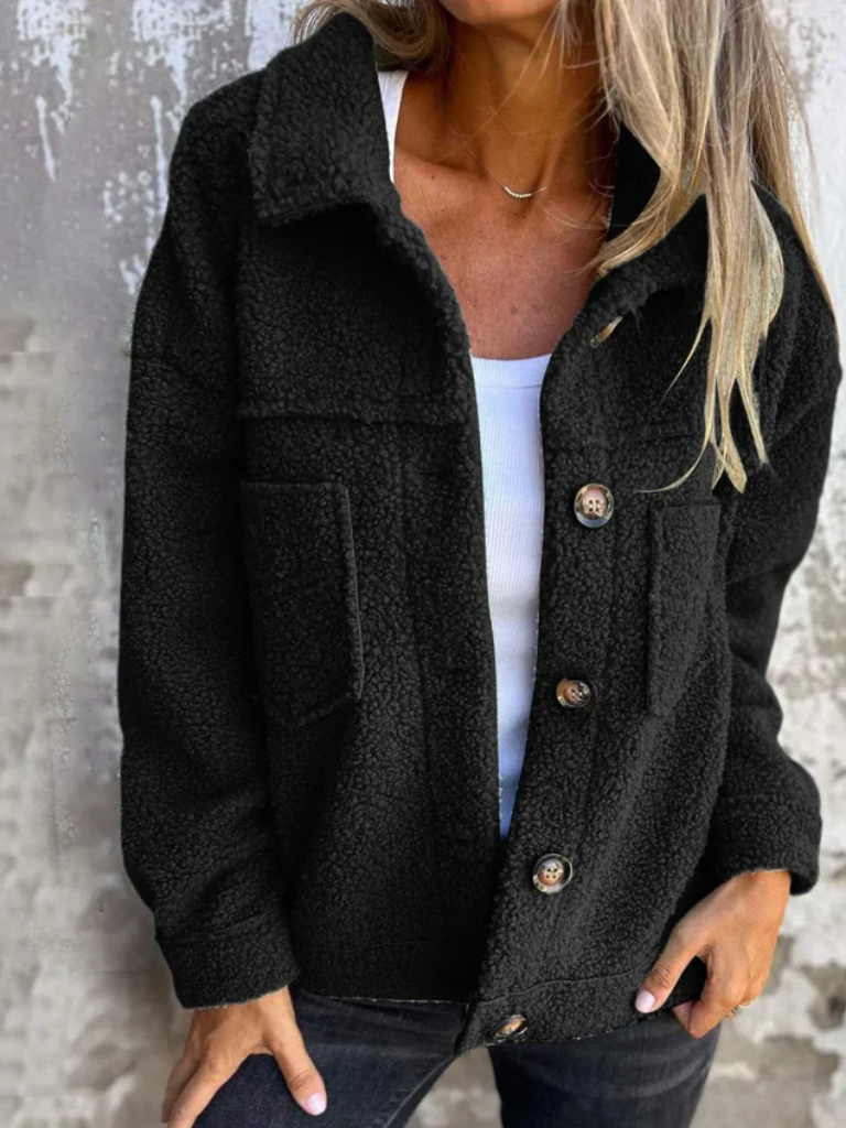 Sandra | Plush Sherpa Jacket
