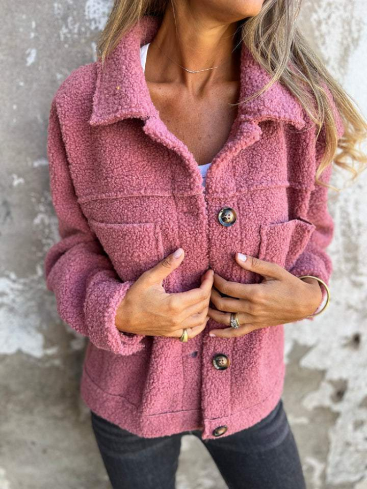 Sandra | Plush Sherpa Jacket