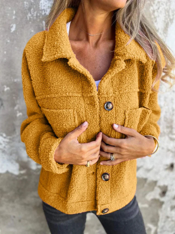 Sandra | Plush Sherpa Jacket