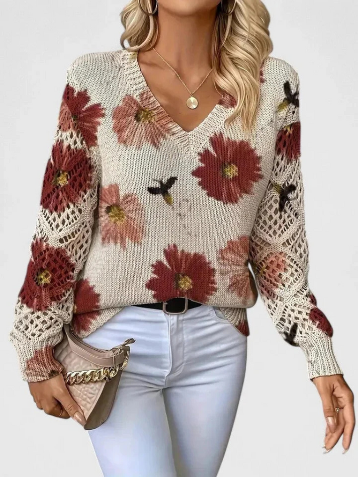 Maribelle | Floral Bloom Sweater