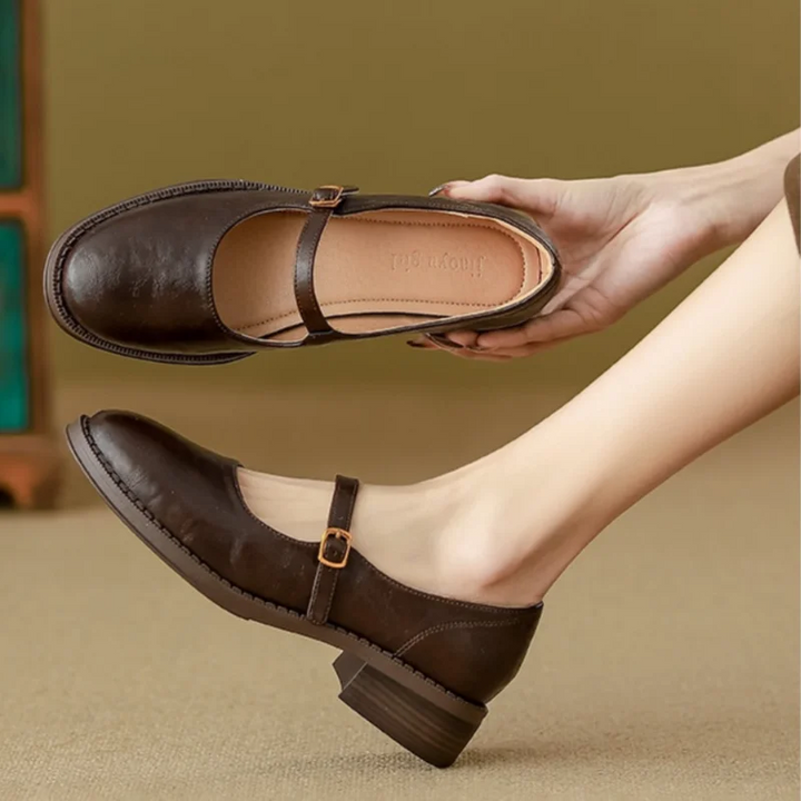Annie | Timeless Leather Mary Jane Comfort Shoes