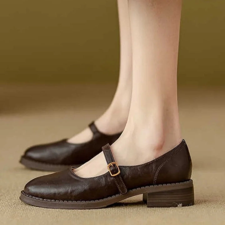 Annie | Timeless Leather Mary Jane Comfort Shoes