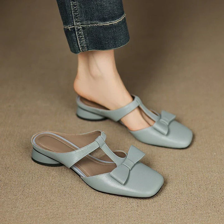 Annie | Cozy Square Toe Slippers