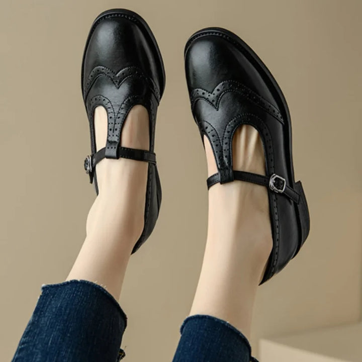 Annie | Chic T-Strap Mary Jane Shoes