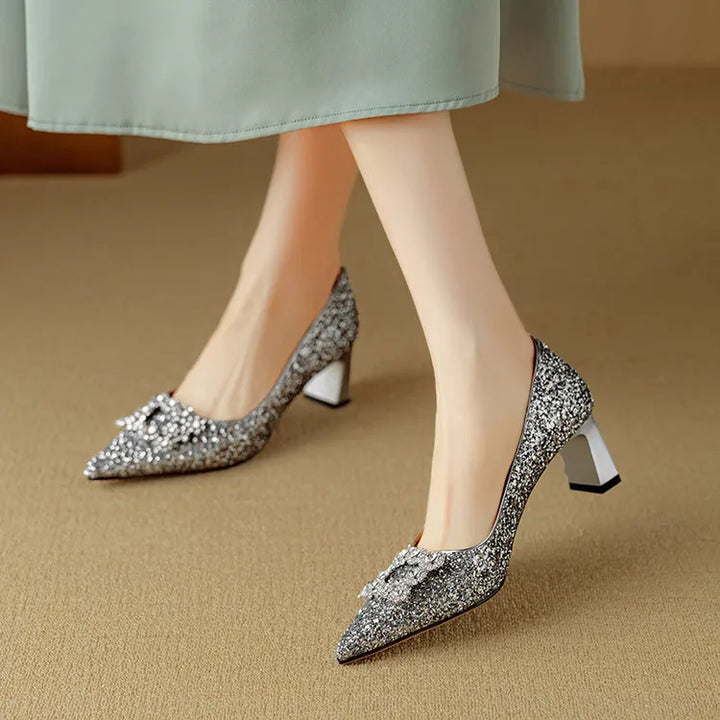 Gloria Glitter Pumps by Annie
