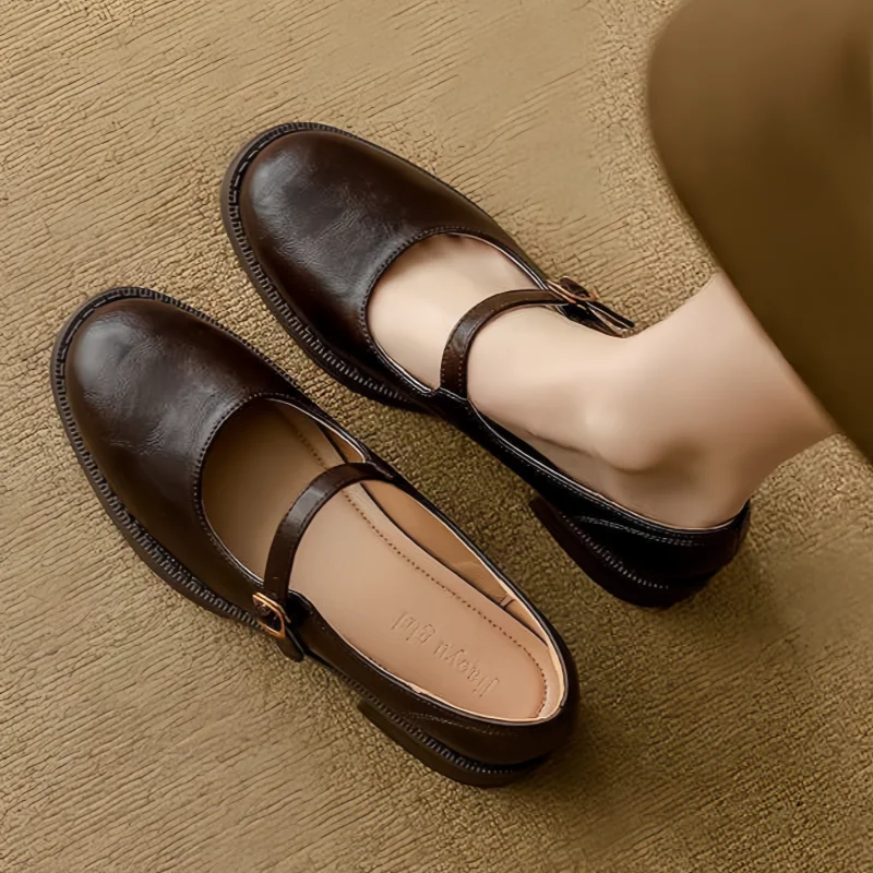 Annie | Timeless Leather Mary Jane Comfort Shoes