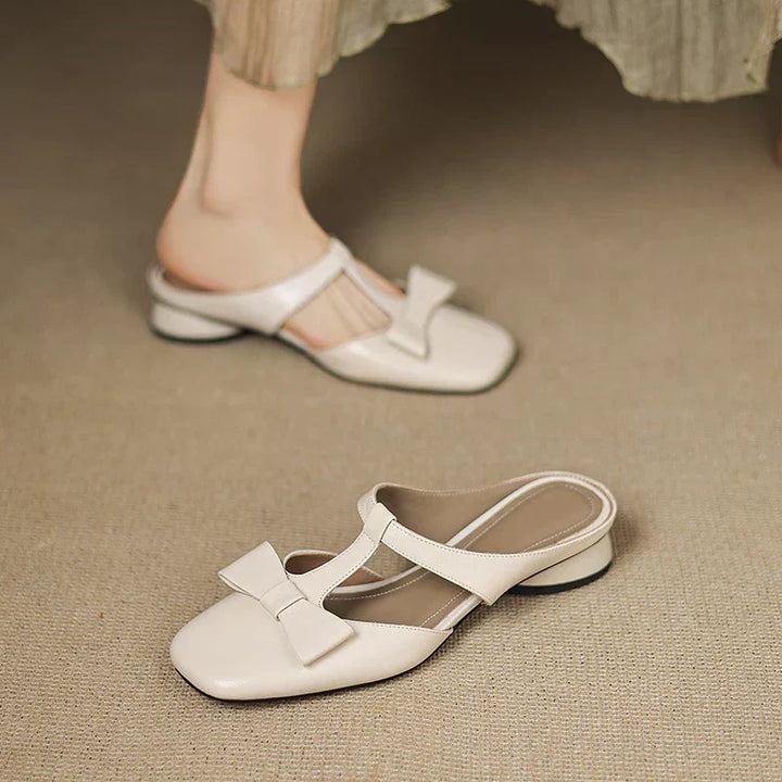 Annie | Cozy Square Toe Slippers