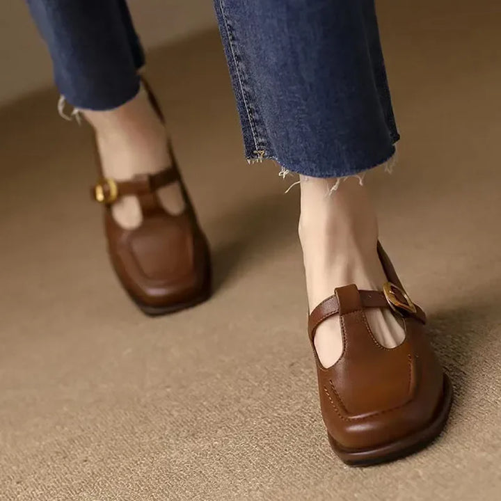 Annie T-Strap Sandals