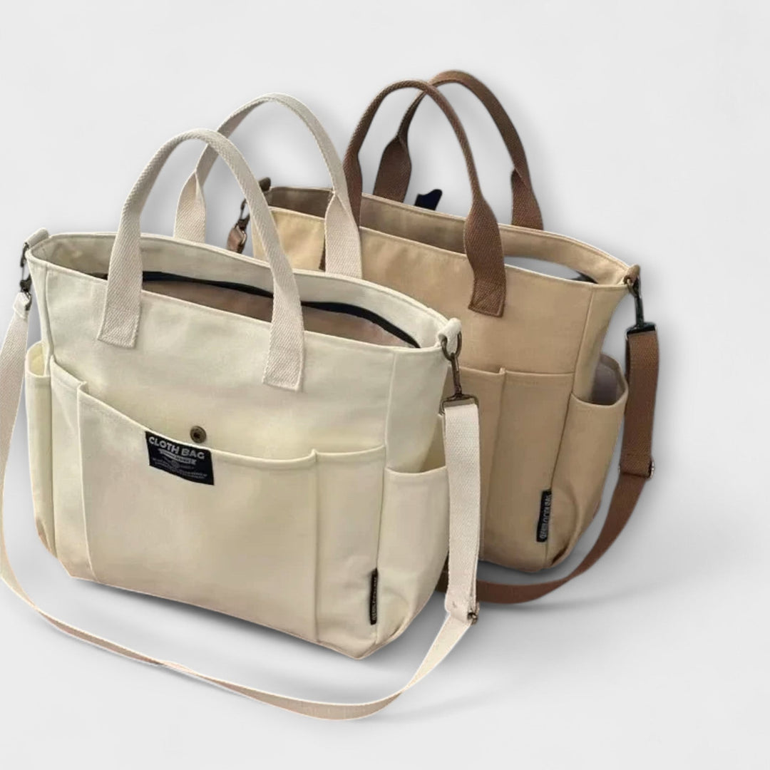 Annie | Sleek Minimalist Canvas Tote