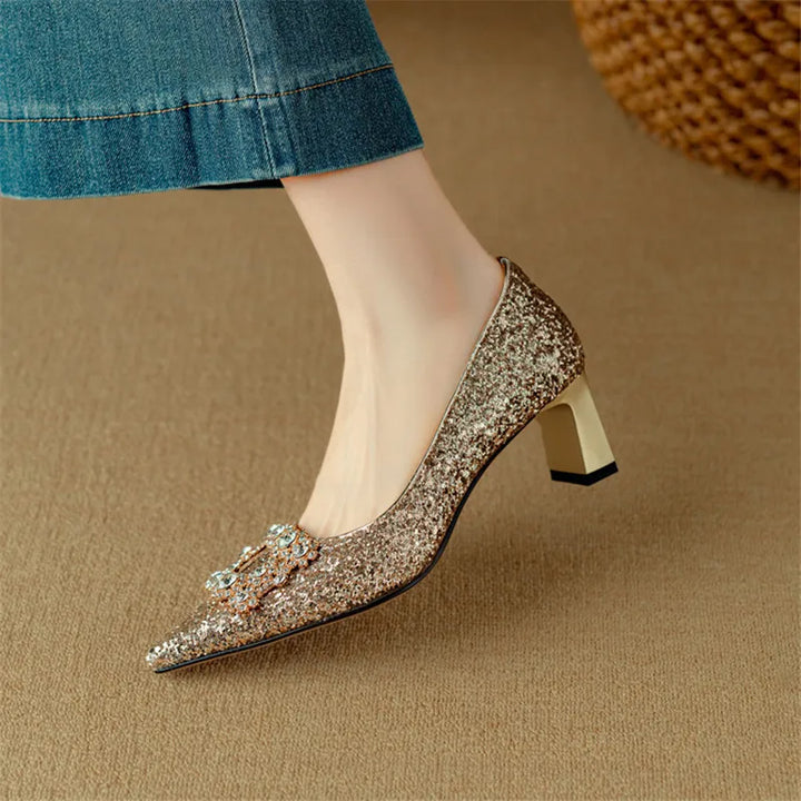 Gloria Glitter Pumps by Annie